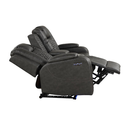 Benz - Power Recliner Set With LED Lighting And USB Charging