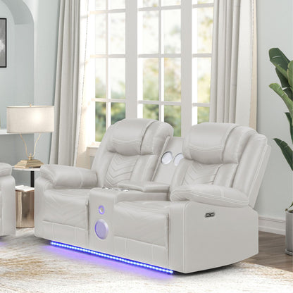 Challenger LED Power Recliner Set