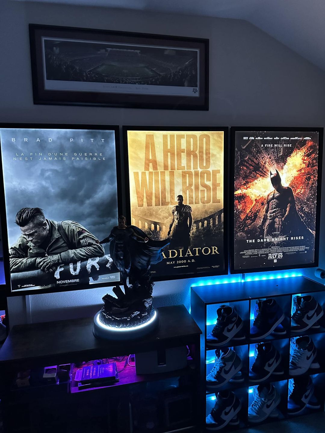 4-PACK Glowbox "World Famous" LED Poster Frames