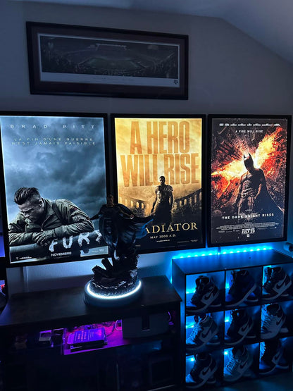 4-PACK Glowbox "World Famous" LED Poster Frames