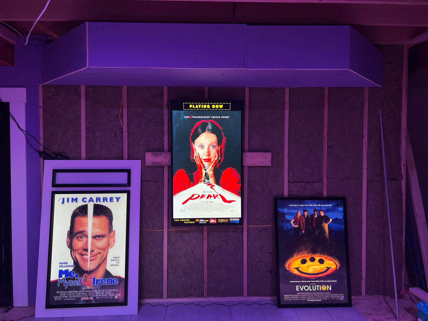 9-PACK Glowbox "World Famous" LED Poster Frames