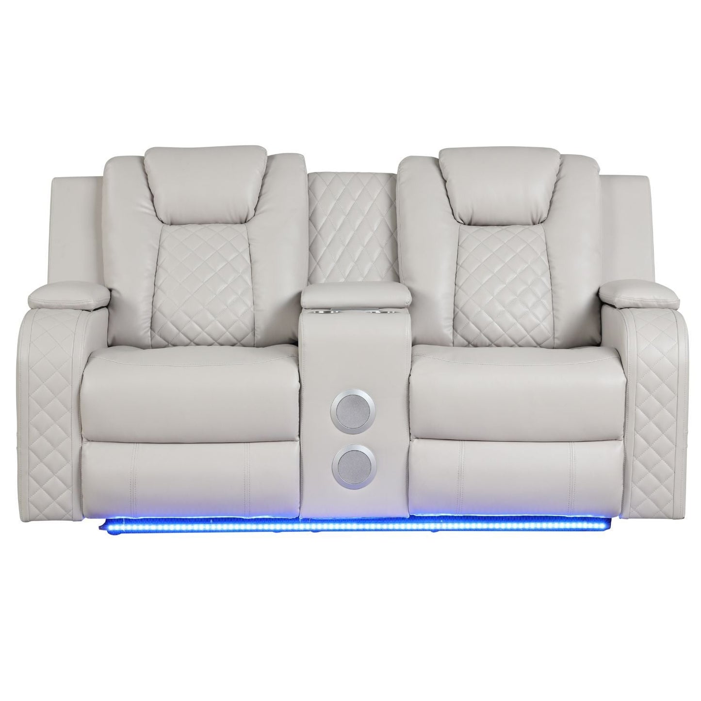Benz - Power Recliner Set With LED Lighting And USB Charging