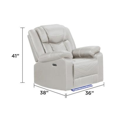 Challenger LED Power Recliner Set