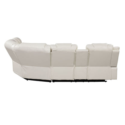 Challenger - Recliner Sectional Sofa, Built In USB, C Ports & Bluetooth