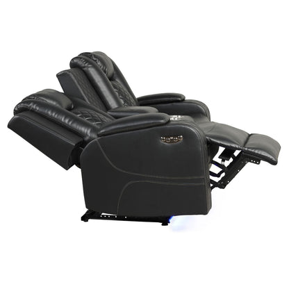 Benz - Power Recliner Set With LED Lighting And USB Charging