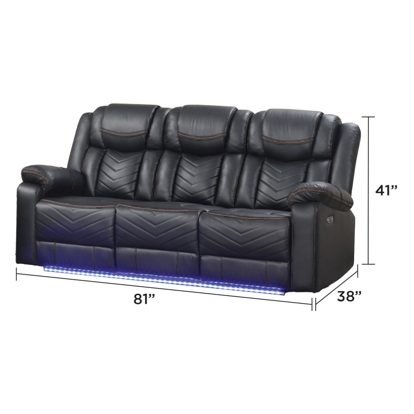 Challenger LED Power Recliner Set