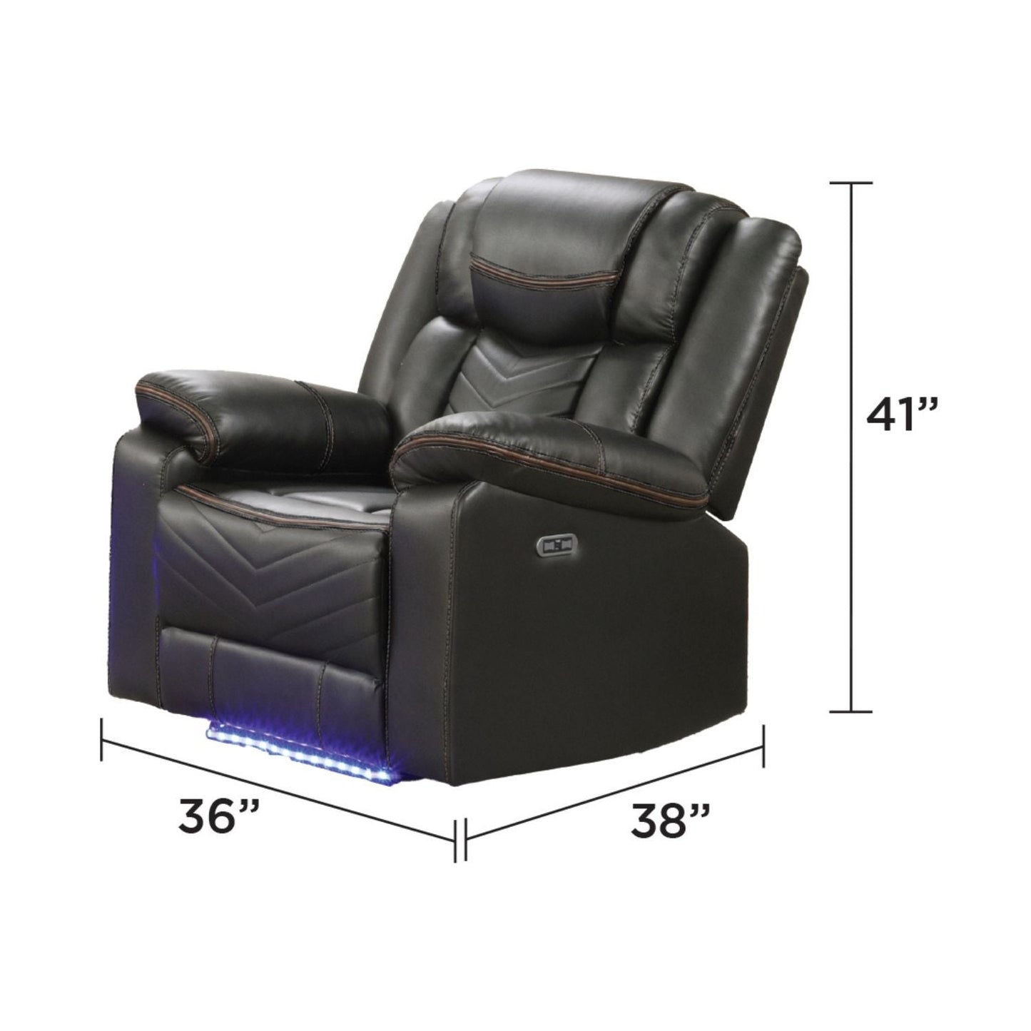 Challenger LED Power Recliner Set