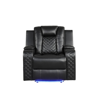Benz - LED & Power Recliner Chair With Adjustable Headrest