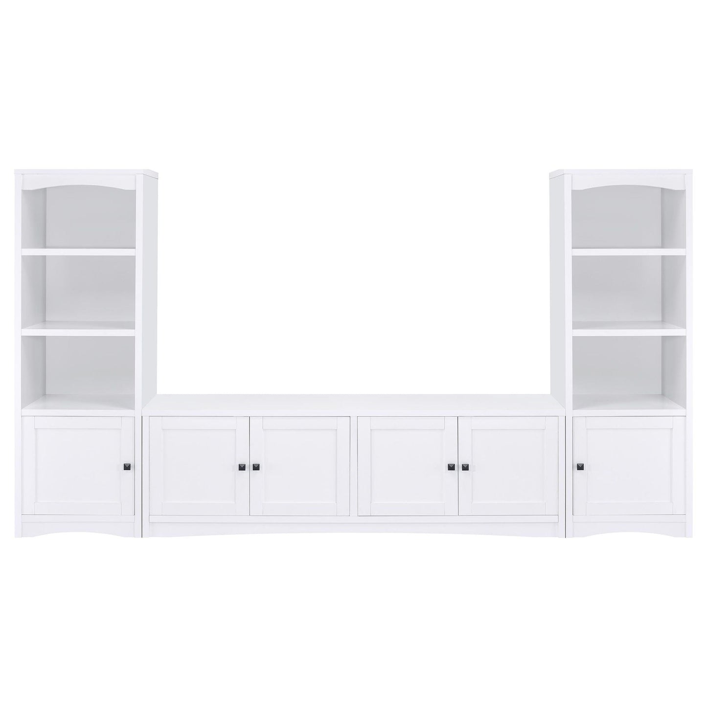 Laughlin 3-piece Entertainment Center TV Stand White