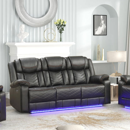 Challenger LED Power Recliner Set
