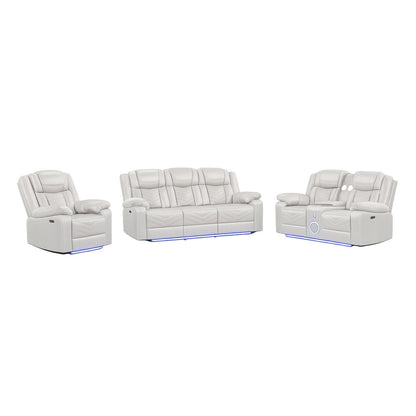Challenger LED Power Recliner Set