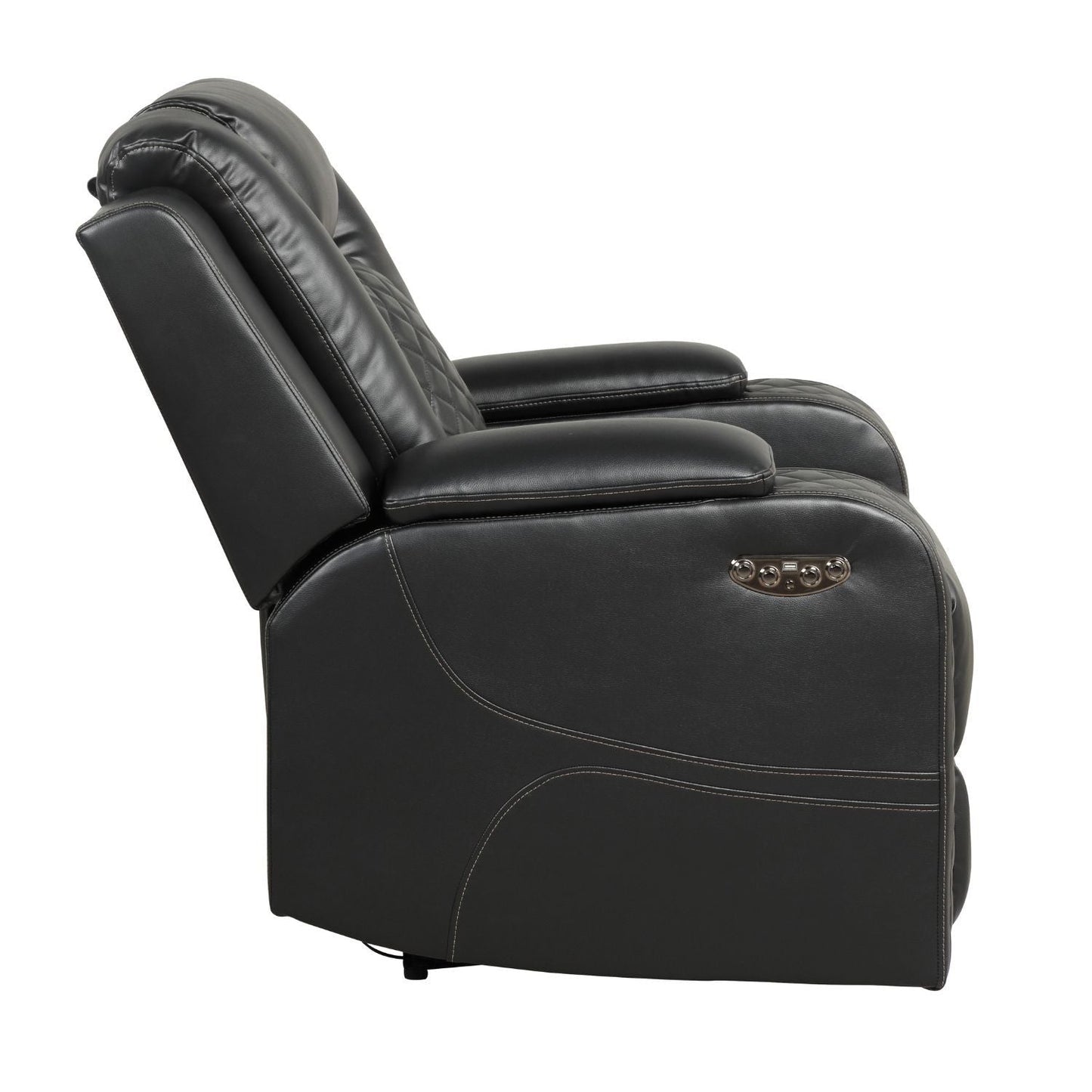 Benz - LED & Power Recliner Chair With Adjustable Headrest