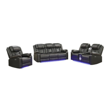 Challenger LED Power Recliner Set