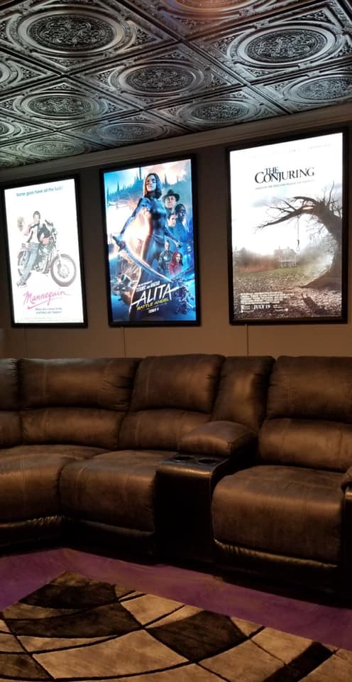 8-PACK Glowbox "World Famous" LED Poster Frames