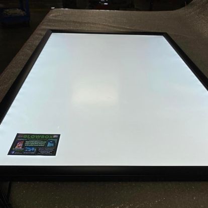 9-PACK Glowbox "World Famous" LED Poster Frames