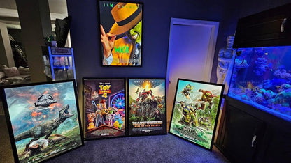 5-PACK Glowbox “World Famous" LED Poster Frames