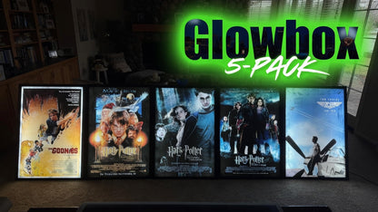 5-PACK Glowbox “World Famous" LED Poster Frames