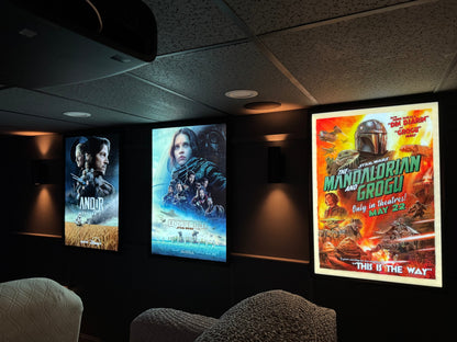 12-PACK Glowbox "World Famous" LED Poster Frames