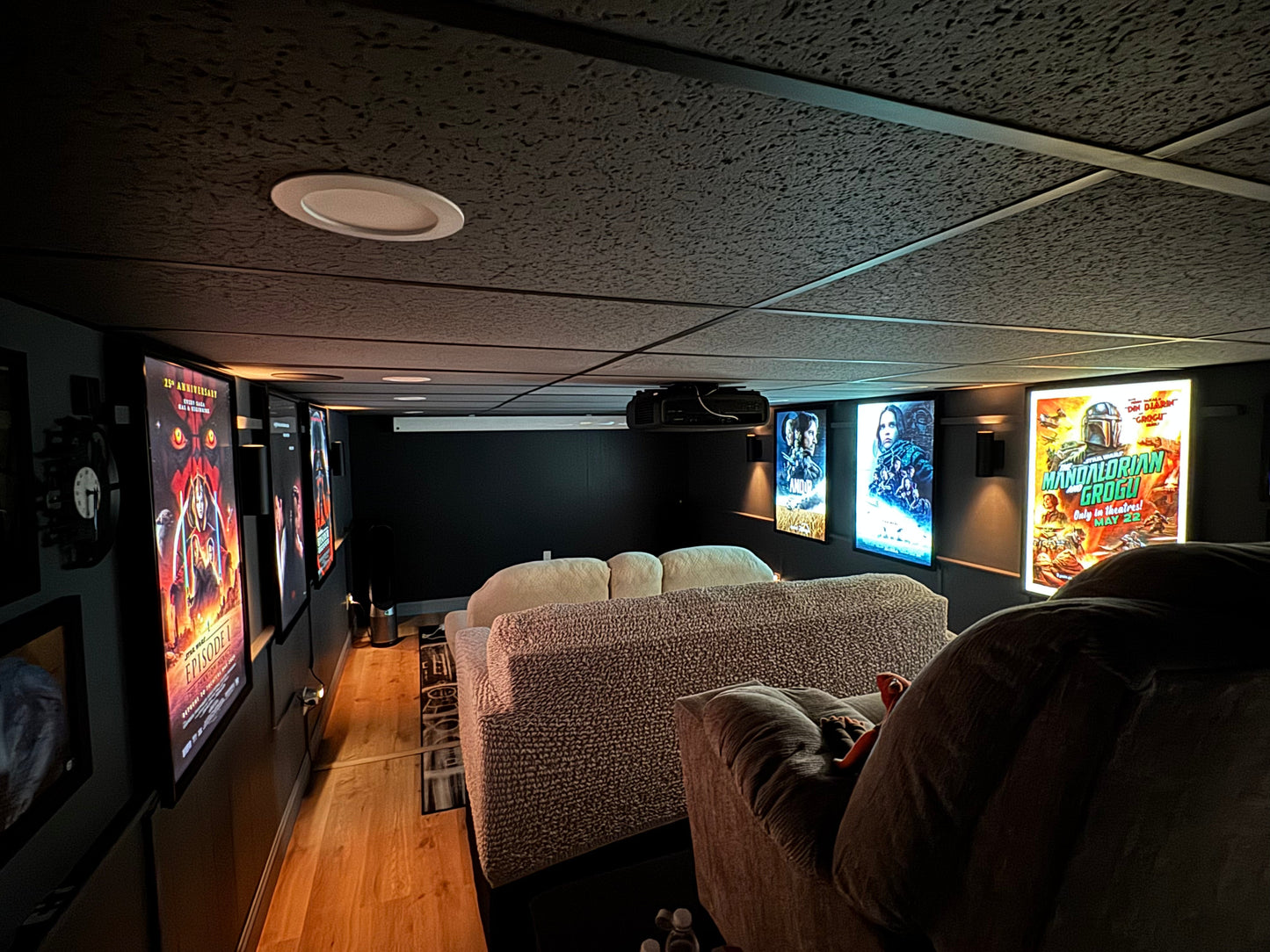 12-PACK Glowbox "World Famous" LED Poster Frames