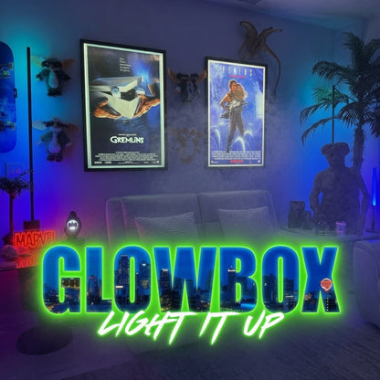 7-PACK Glowbox "World Famous" LED Poster Frames - Made in the USA