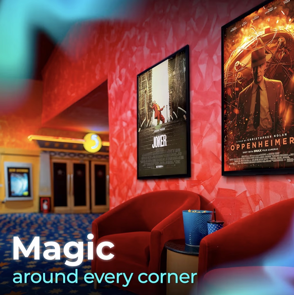 10-PACK Glowbox "World Famous" LED Poster Frames
