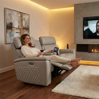 SilverLuxe Prestige Triple Recliner — Lifestyle