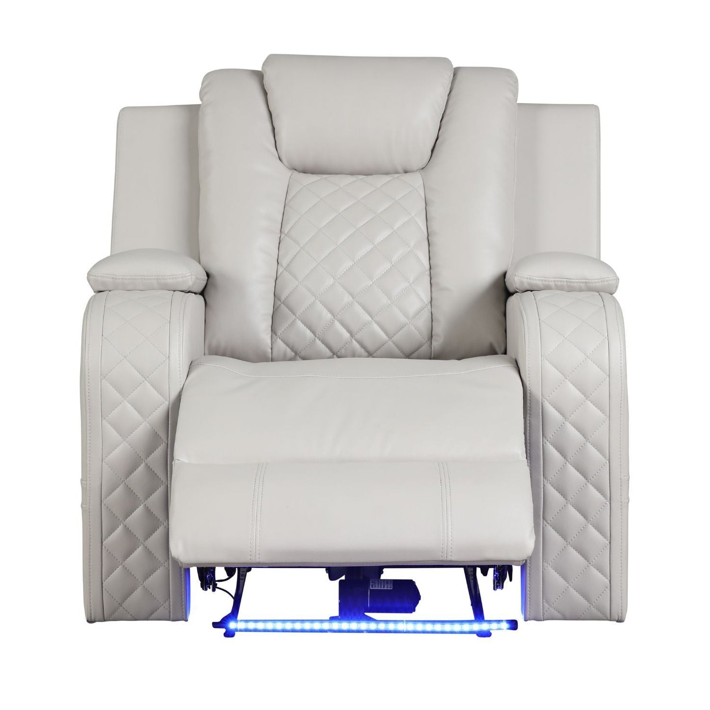 Benz - LED & Power Recliner Chair With Adjustable Headrest