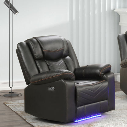 Challenger LED Power Recliner Set