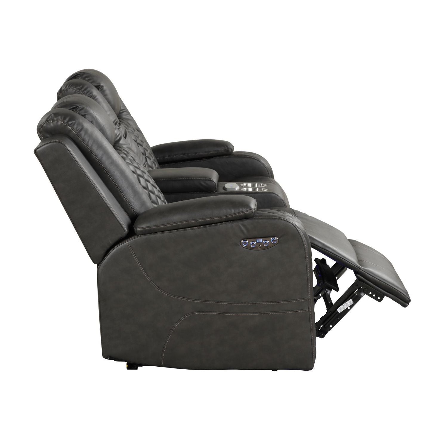 Benz - Power Recliner Set With LED Lighting And USB Charging
