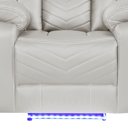Challenger LED Power Recliner Set