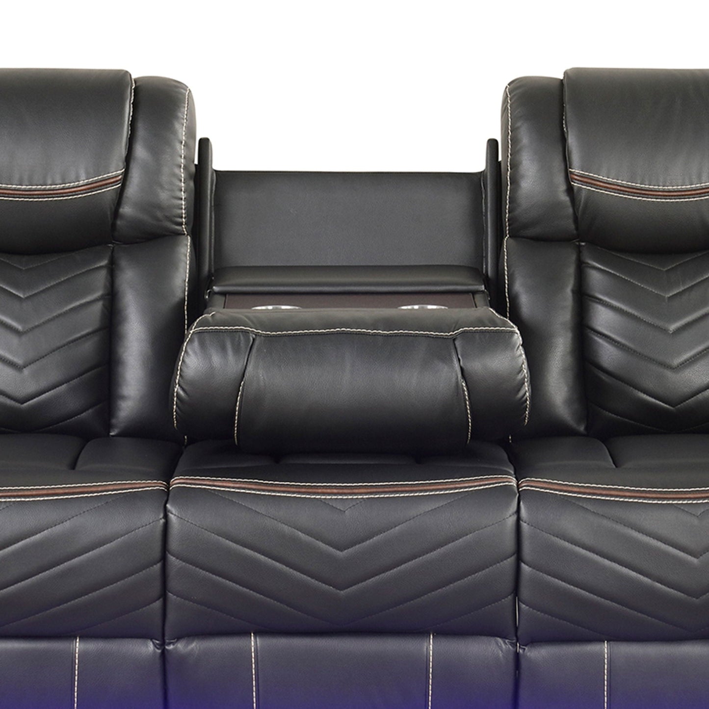 Challenger - LED Power Recliner Sofa