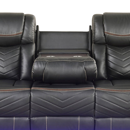 Challenger - LED Power Recliner Sofa
