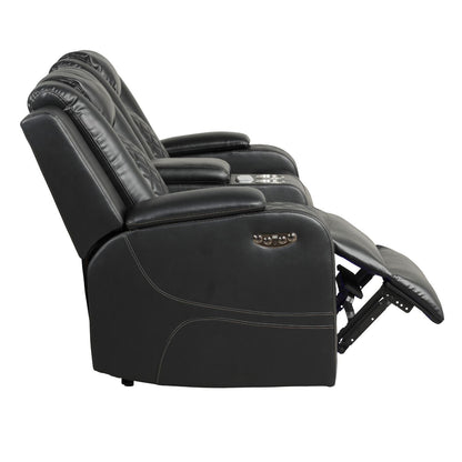 Benz - Power Recliner Set With LED Lighting And USB Charging