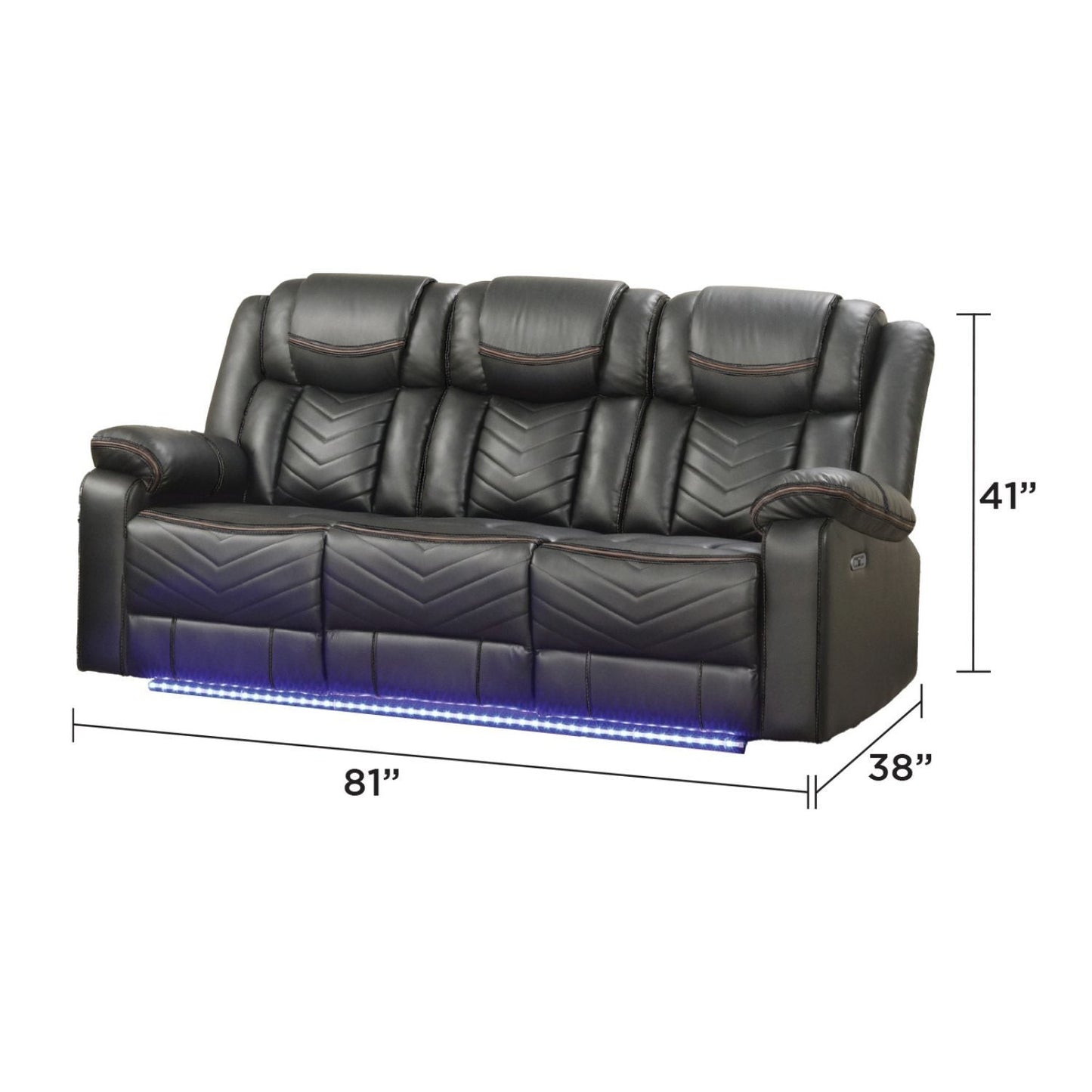 Challenger LED Power Recliner Set