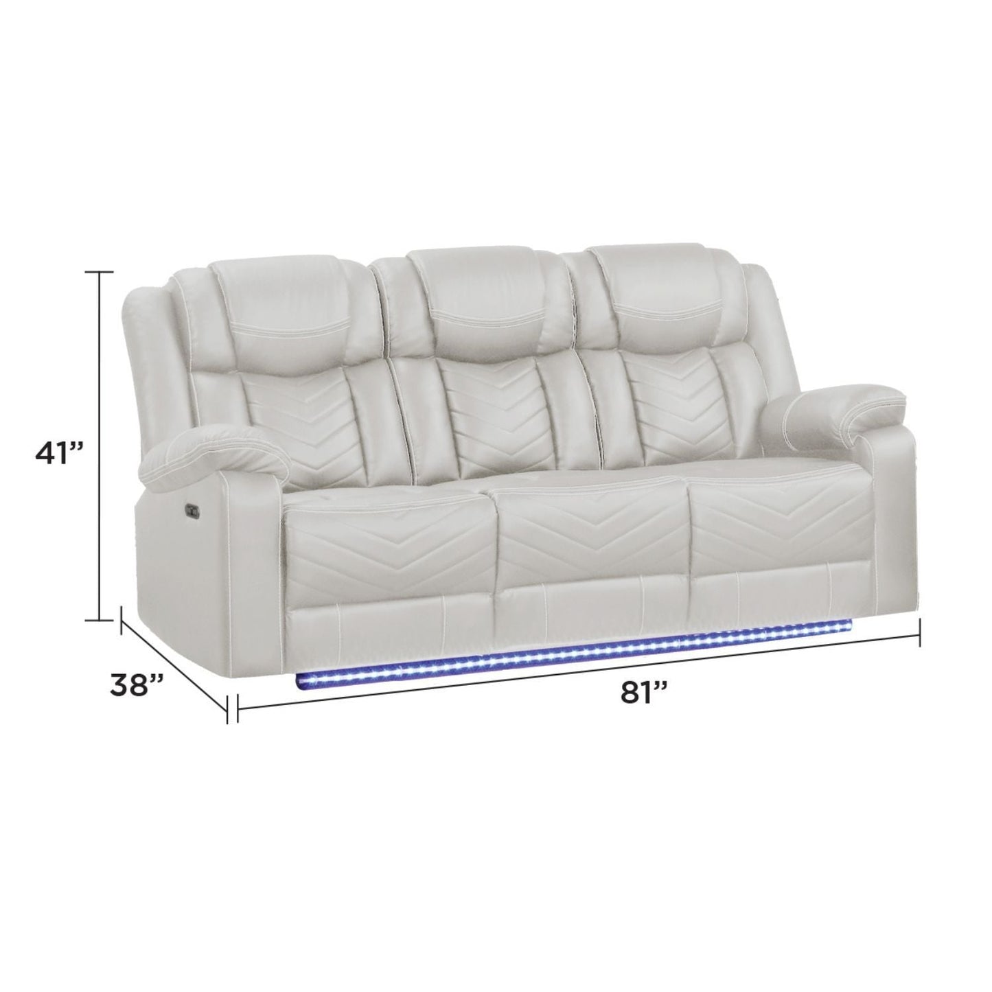 Challenger LED Power Recliner Set