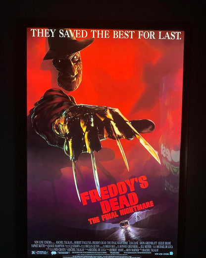 8-PACK Glowbox "World Famous" LED Poster Frames