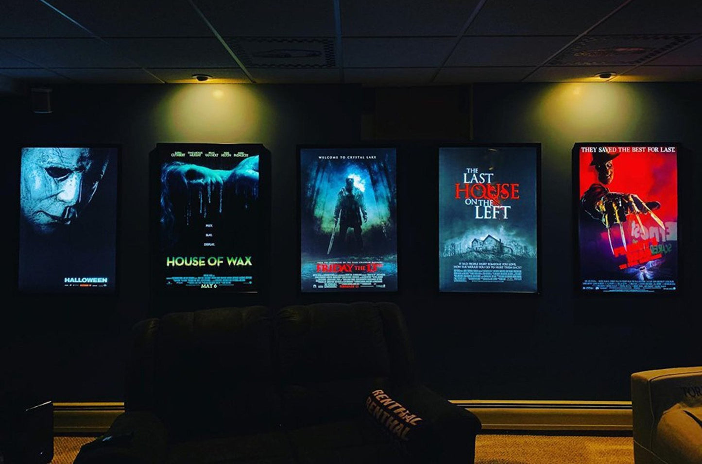 5-PACK Glowbox “World Famous" LED Poster Frames