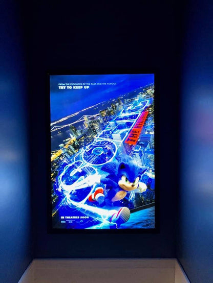 12-PACK Glowbox "World Famous" LED Poster Frames