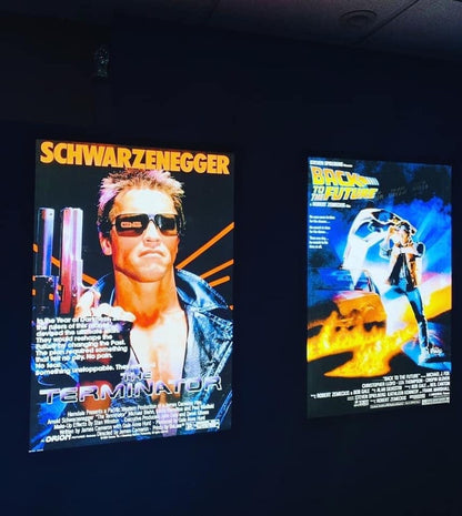 12-PACK Glowbox "World Famous" LED Poster Frames
