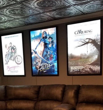 12-PACK Glowbox "World Famous" LED Poster Frames